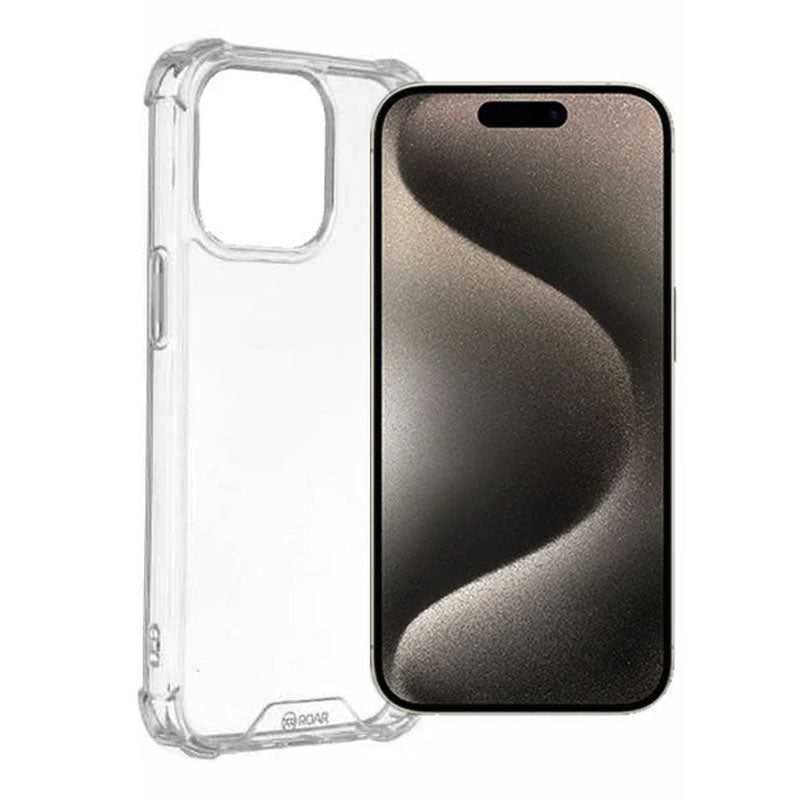Drop Protection Slim Clear Case For Apple iPhone 15 Drop Protection Slim Clear Case For Apple iPhone 15